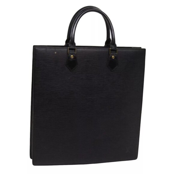 LOUIS VUITTON Epi Sac Plat Hand Bag Black - Picture 1 of 14